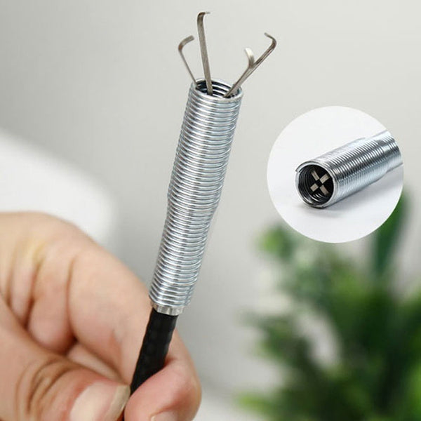 1628 Multifunctional Cleaning Claw Pilpe Cleaner Drainage Block Remover Drain Spring Pipe Dredging Tool, Drain Cleaning Tool for Hair Drain Drain Cleaner Sticks drain pipe clearer (290 Cm) 1628 Multifunctional Cleaning Claw Pilpe Cleaner Drainage Block Remover Drain Spring Pipe Dredging Tool, Drain Cleaning Tool for Hair Drain Drain Cleaner Sticks drain pipe clearer (290 Cm)
